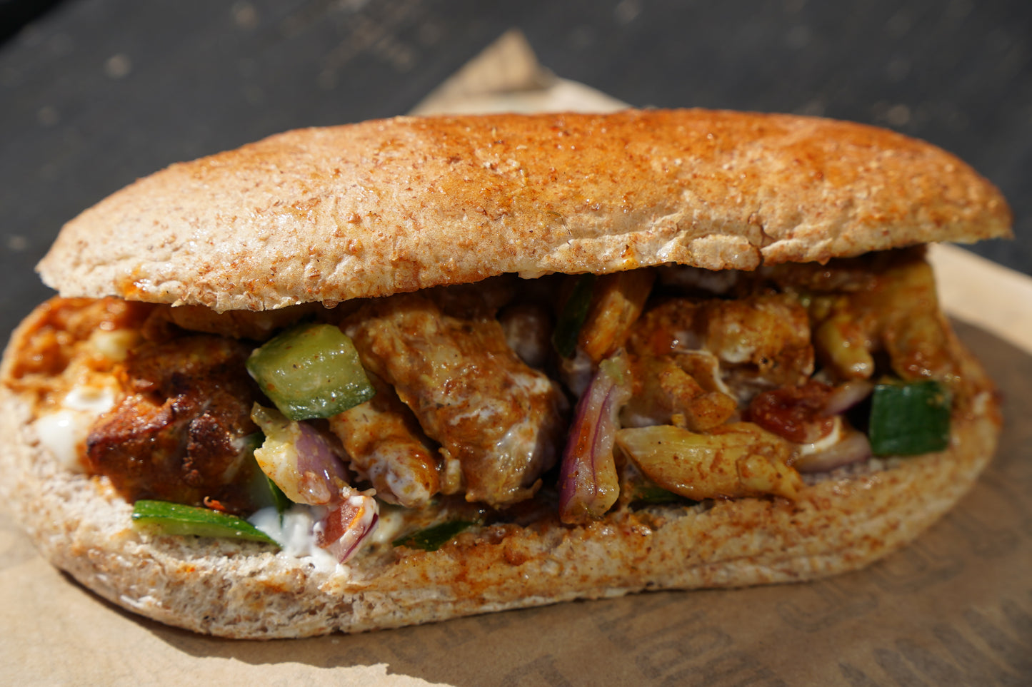 Chicken Tikka Salad Sandwich