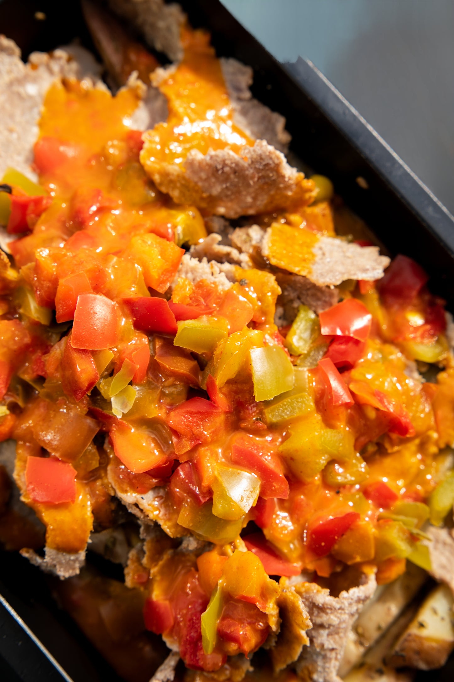 15. Doner, White Potato, Mixed Peppers, Piri Piri Sauce
