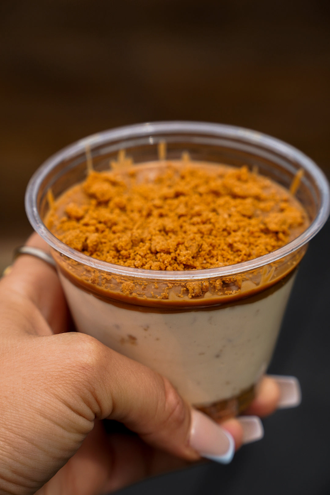21. Biscoff Protein Cheesecake