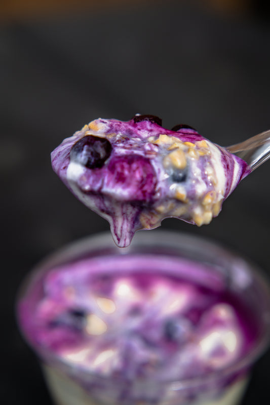 6. Blueberry Overnight Oats