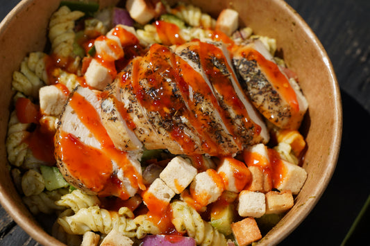 Pesto Pasta Chicken Salad