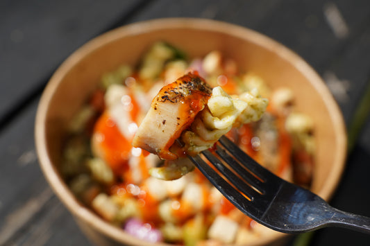 Pesto Pasta Chicken Salad