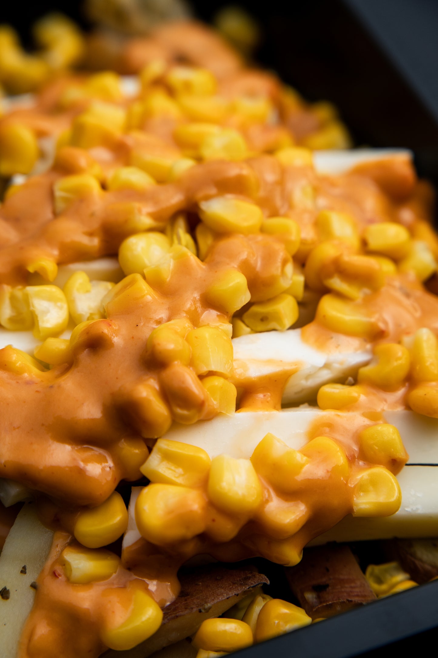 3. Halloumi Fries, White Potato, Sweetcorn, Chipotle Sauce