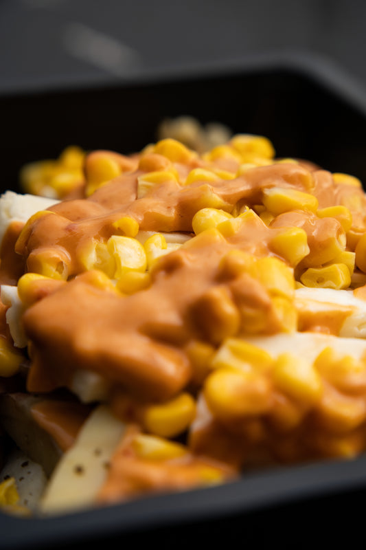3. Halloumi Fries, White Potato, Sweetcorn, Chipotle Sauce