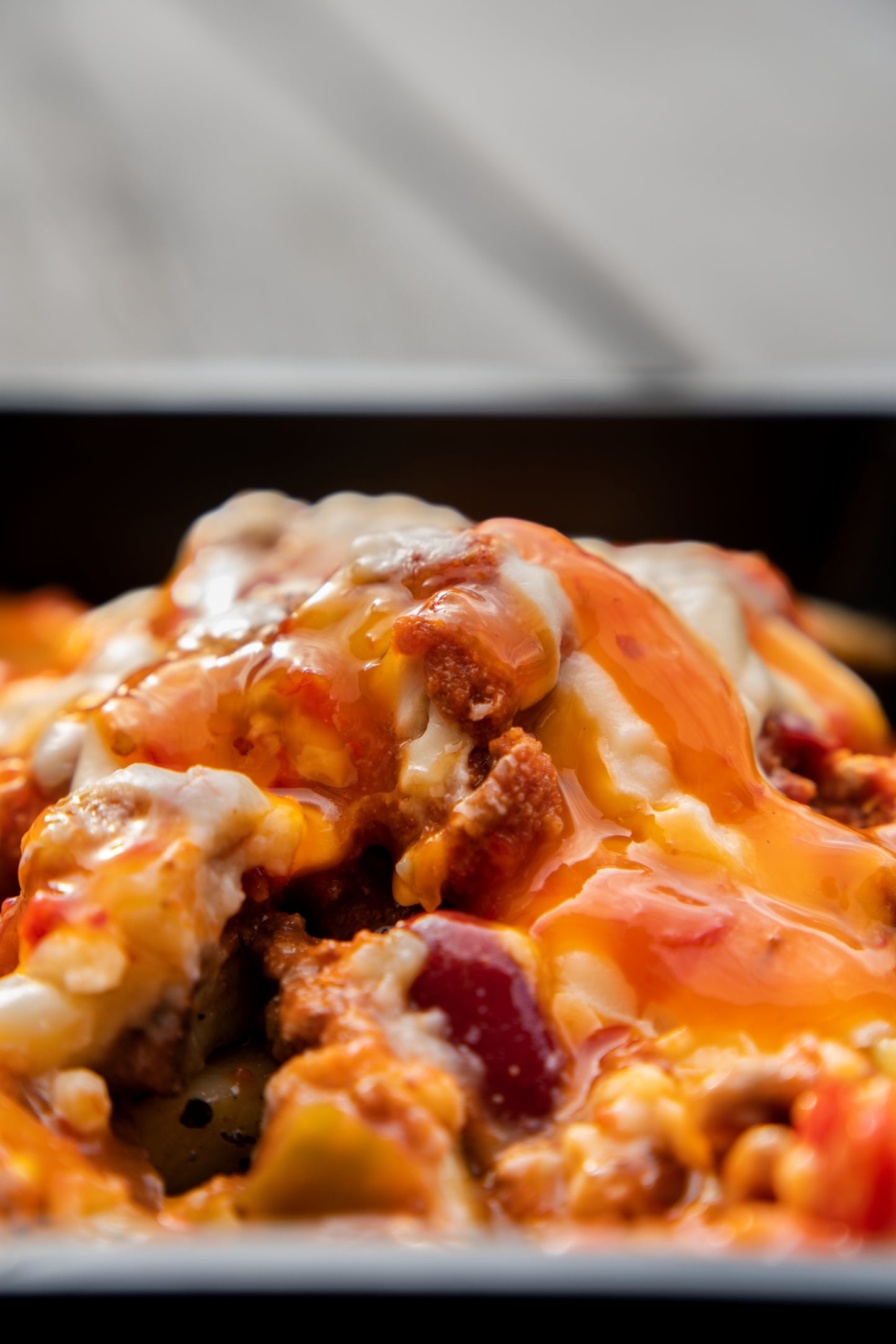 1. Beef Chilli Cheese Fries, Pico-De-Gallo, Jalapeños, Sweet Chilli
