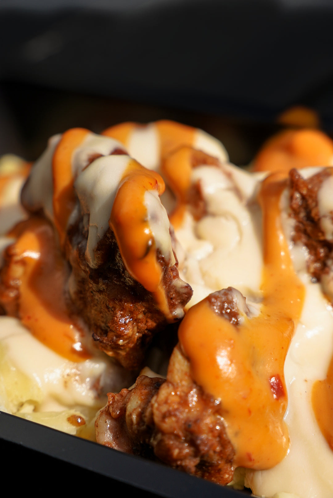 3. Jerk Chicken Mac & Cheese, Chipotle Sauce