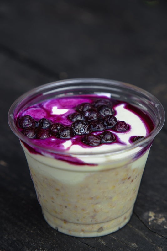 6. Blueberry Overnight Oats