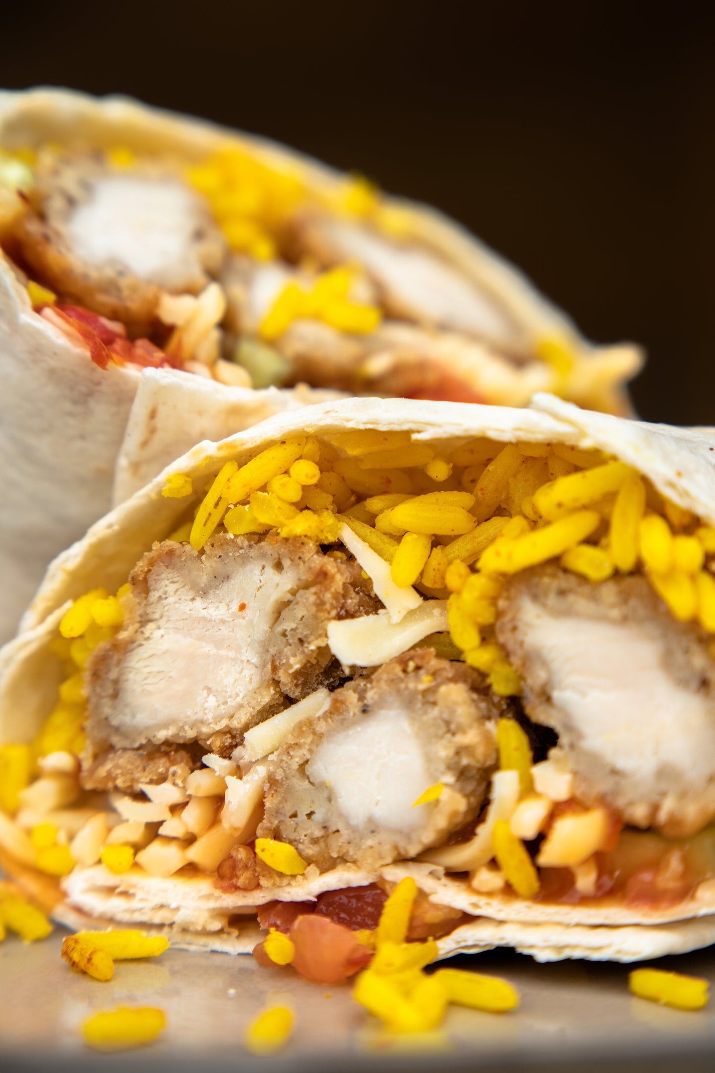 8. Southern Fried Chicken Wrap