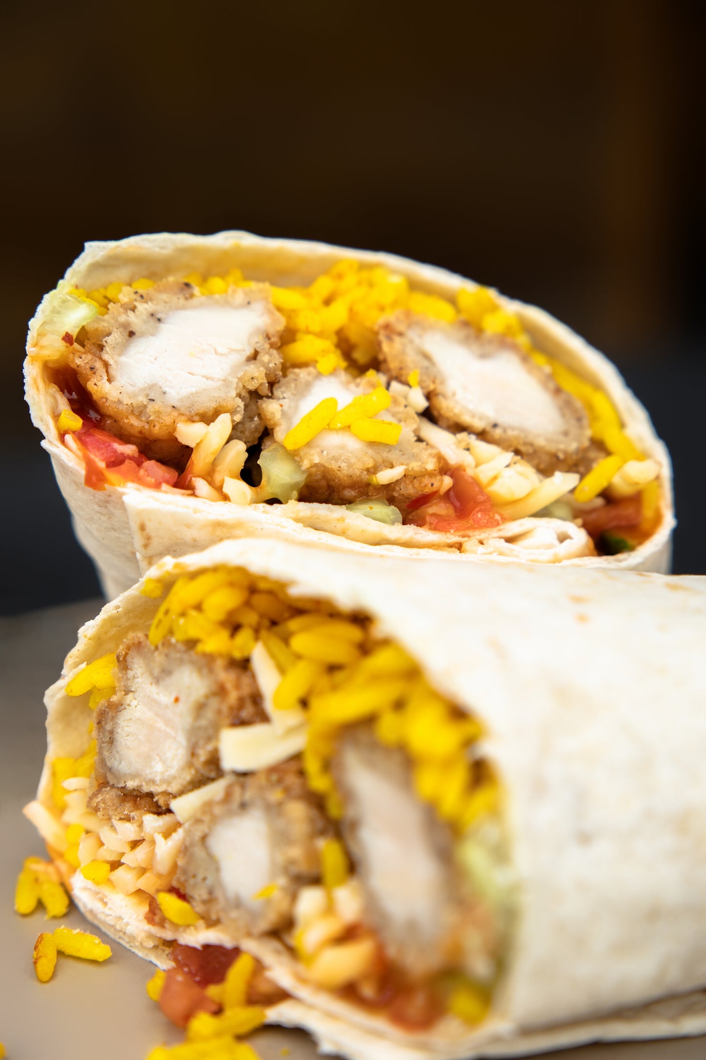 8. Southern Fried Chicken Wrap