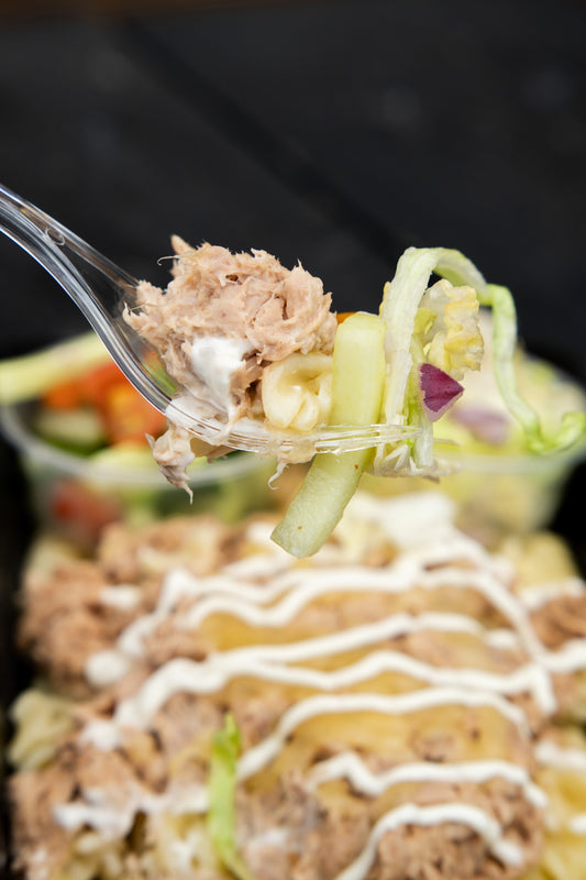 8. Cheesy Tuna Pasta